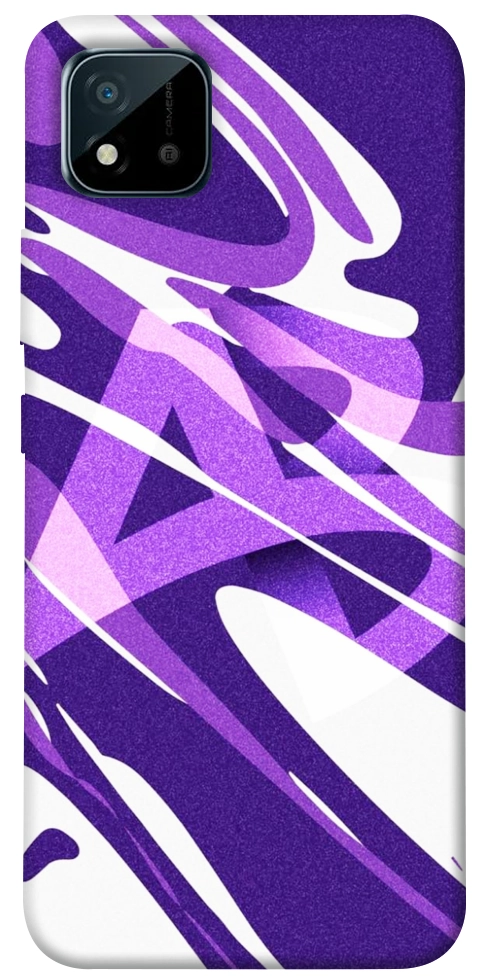 Чохол Purple Abstract для Realme C11 (2021)