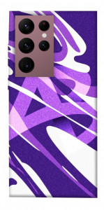 Чехол Purple Abstract для Galaxy S22 Ultra