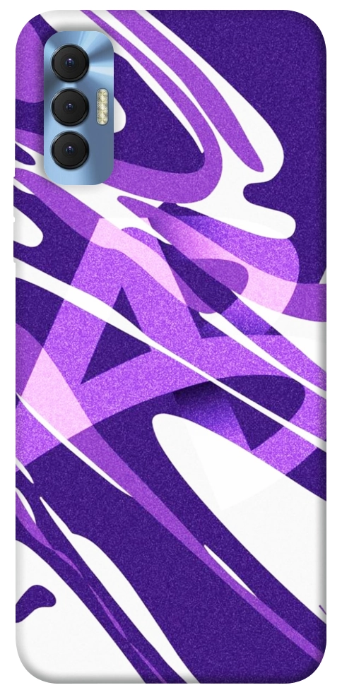 Чехол Purple Abstract для TECNO Spark 8P