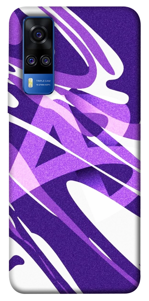 Чехол Purple Abstract для Vivo Y51a