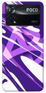 Чохол Purple Abstract для Xiaomi Poco X4 Pro