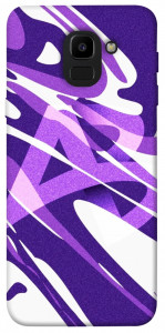 Чехол Purple Abstract для Galaxy J6 (2018)