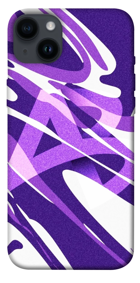 Чехол Purple Abstract для iPhone 14 Plus