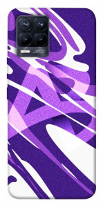 Чехол Purple Abstract для Realme 8