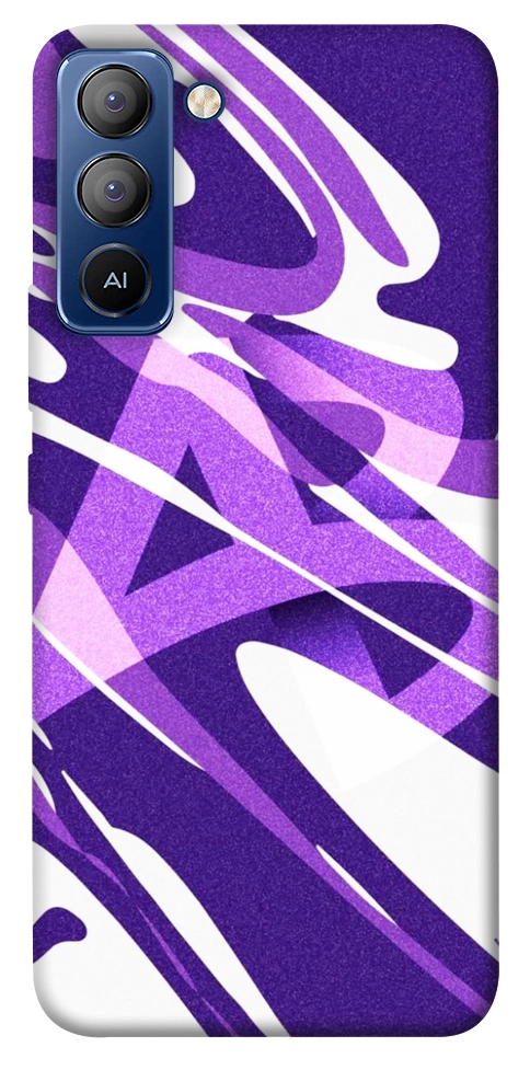 Чехол Purple Abstract для TECNO Pop 5 Pro