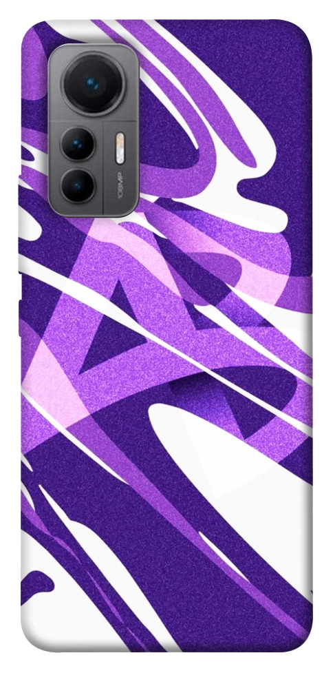 Чехол Purple Abstract для Xiaomi 12 Lite