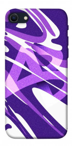 Чехол Purple Abstract для iPhone SE (2022)