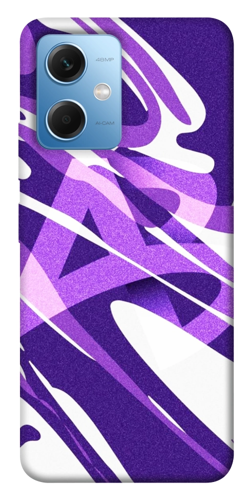 Чехол Purple Abstract для Xiaomi Redmi Note 12 5G