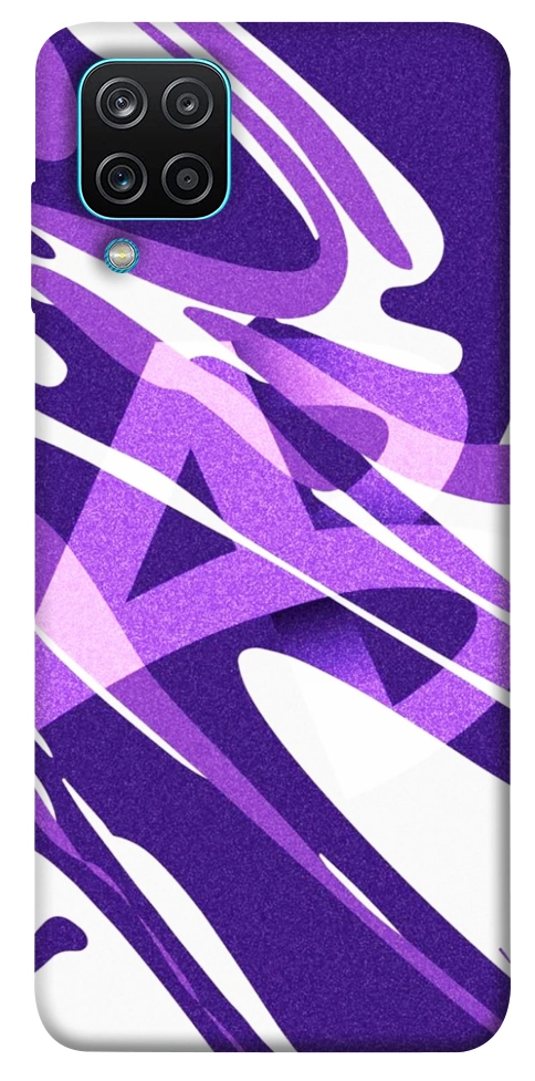 Чехол Purple Abstract для Galaxy M12