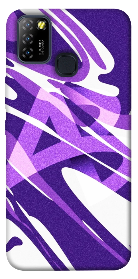 Чехол Purple Abstract для Infinix Hot 10 Lite