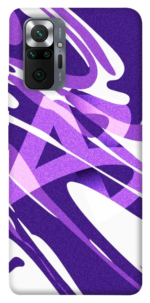 Чохол Purple Abstract для Xiaomi Redmi Note 10 Pro Max