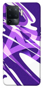 Чехол Purple Abstract для Oppo Reno 5 Lite