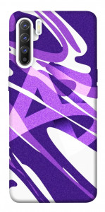 Чехол Purple Abstract для Oppo Reno 3