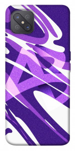 Чехол Purple Abstract для Oppo A92s