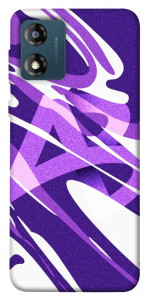 Чехол Purple Abstract для Motorola Moto E13