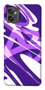 Чохол Purple Abstract для Motorola Moto G32