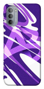 Чохол Purple Abstract для Motorola Moto G31