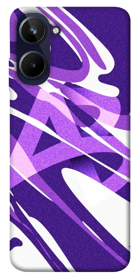 Чехол Purple Abstract для Realme 10 4G