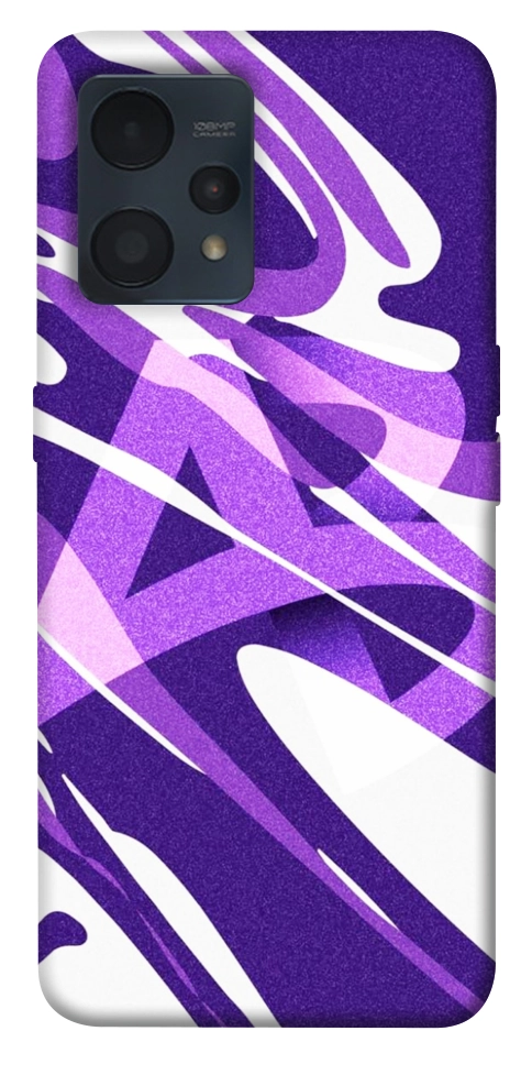Чехол Purple Abstract для Realme 9 Pro+