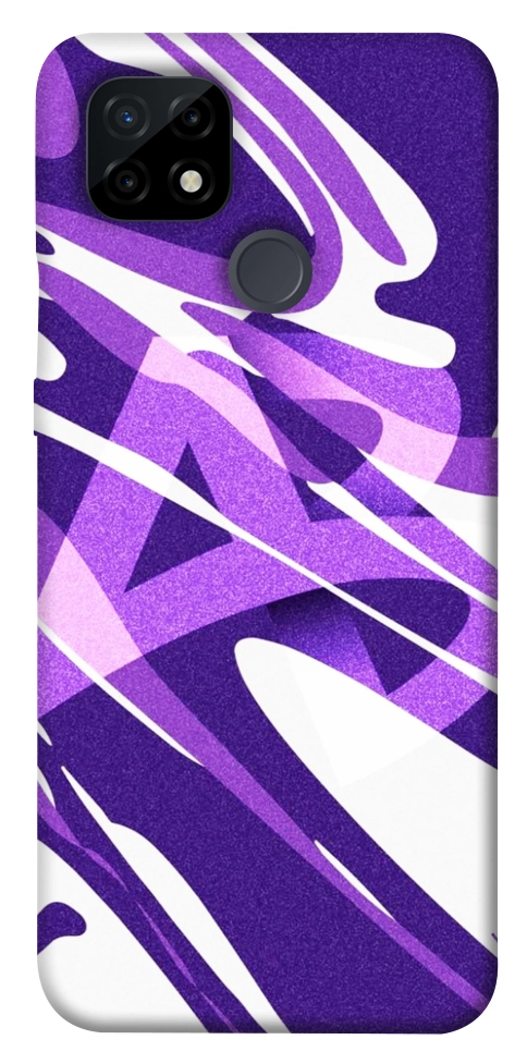 Чехол Purple Abstract для Realme C21