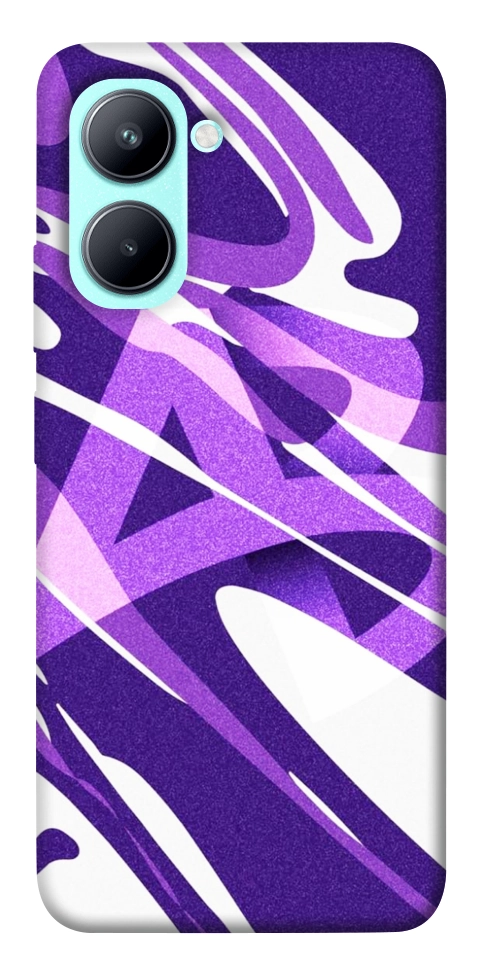 Чехол Purple Abstract для Realme C33