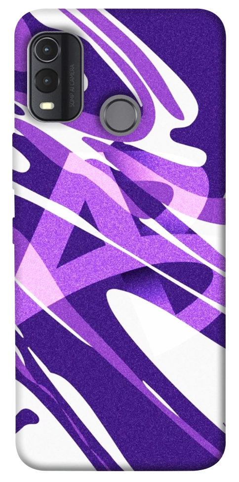 Чехол Purple Abstract для Nokia G11 Plus