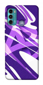 Чохол Purple Abstract для Motorola Moto G60