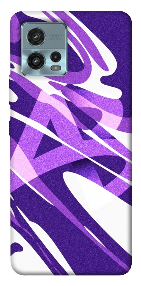 Чехол Purple Abstract для Motorola Moto G72