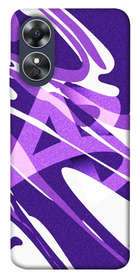 Чохол Purple Abstract для Oppo A17