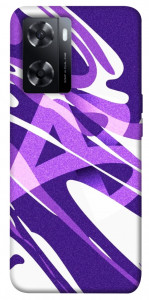 Чехол Purple Abstract для Oppo A77s