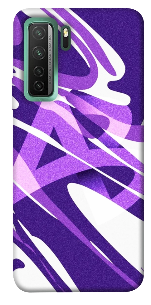 Чехол Purple Abstract для Huawei nova 7 SE