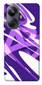 Чехол Purple Abstract для Realme 10 Pro+