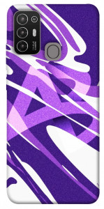 Чехол Purple Abstract для ZTE Blade A52
