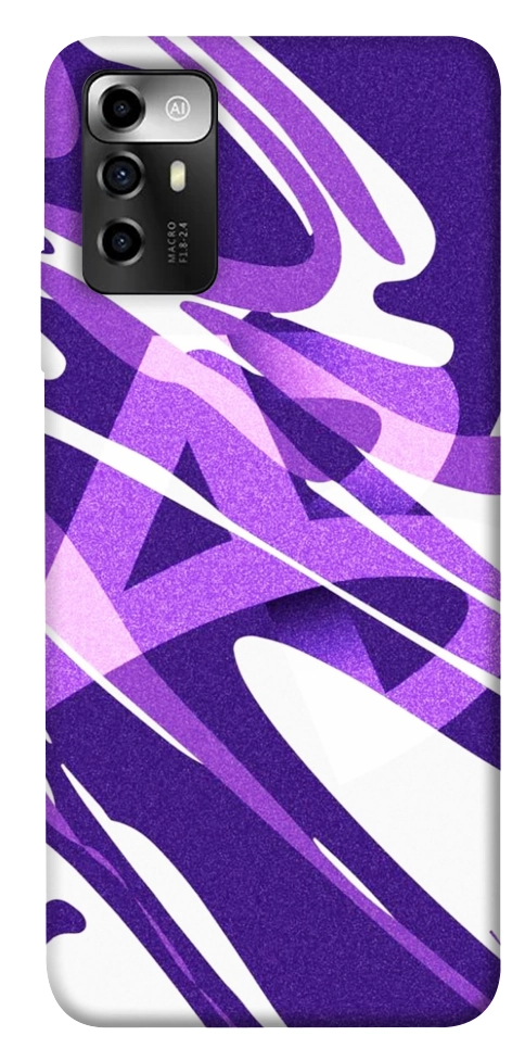 Чехол Purple Abstract для ZTE Blade V40 Vita