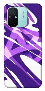 Чехол Purple Abstract для Xiaomi Redmi 12C