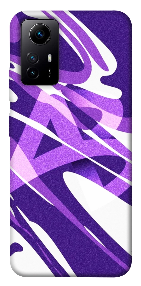 Чехол Purple Abstract для Xiaomi Redmi Note 12S
