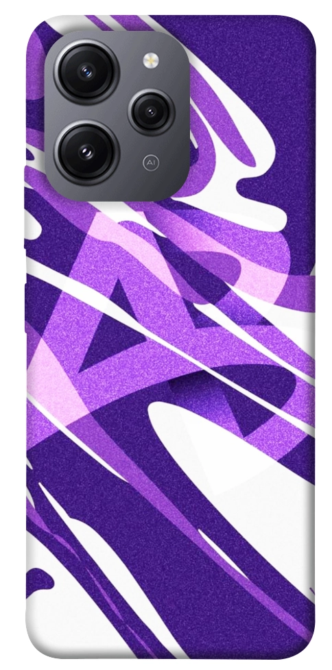 Чехол Purple Abstract для Xiaomi Redmi 12