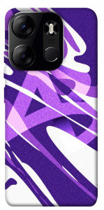 Чехол Purple Abstract для Tecno Spark Go 2023