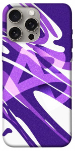Чехол Purple Abstract для iPhone 15 Pro Max