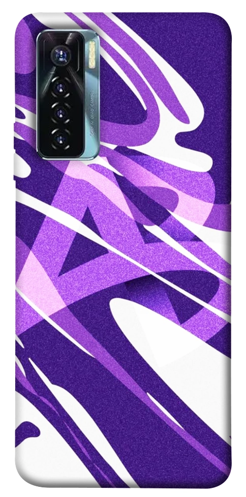 Чохол Purple Abstract для TECNO Camon 17 Pro
