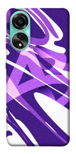 Чехол Purple Abstract для Oppo A78 4G