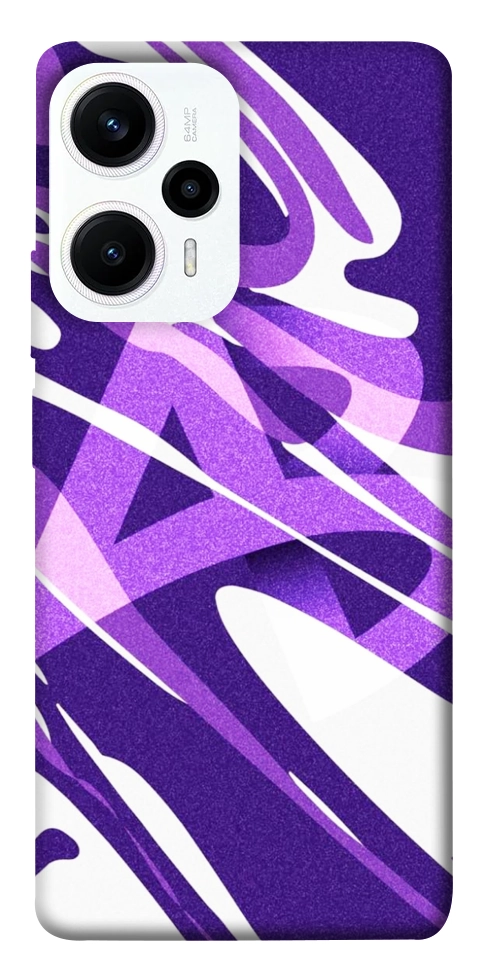 Чехол Purple Abstract для Xiaomi Poco F5