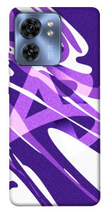 Чохол Purple Abstract для Motorola Edge 40