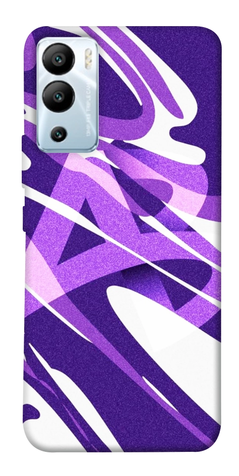 Чехол Purple Abstract для Infinix Hot 12i