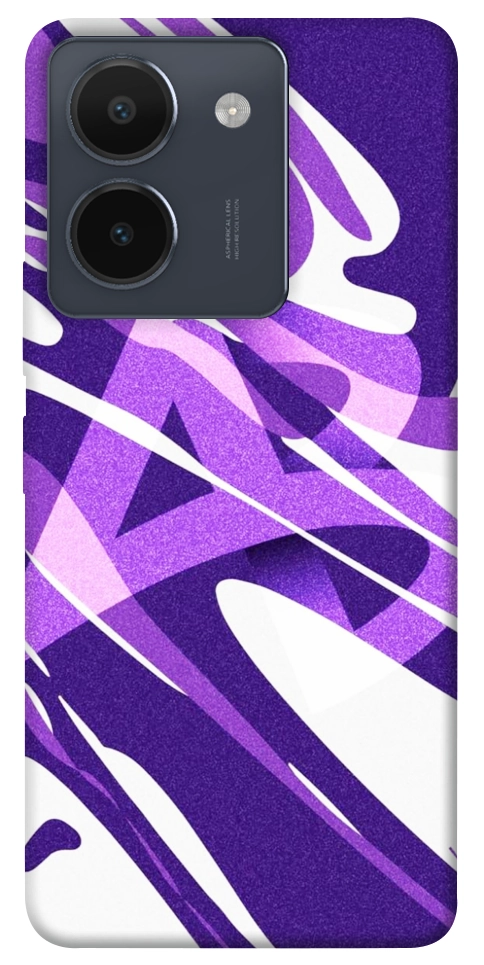 Чехол Purple Abstract для Vivo Y36