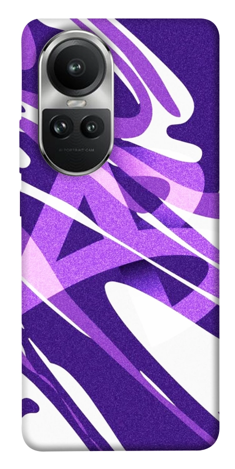 Чехол Purple Abstract для Oppo Reno 10