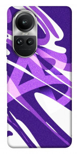 Чохол Purple Abstract для Oppo Reno10