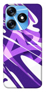 Чохол Purple Abstract для TECNO Spark 10