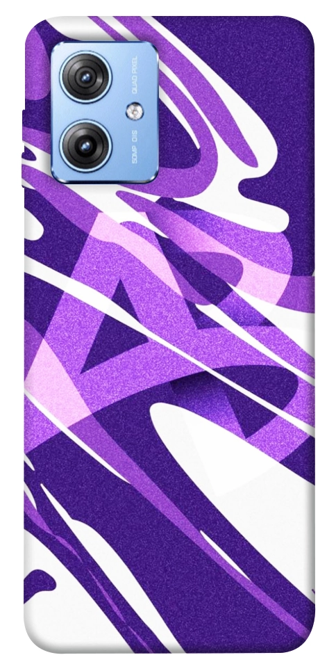 Чехол Purple Abstract для Motorola Moto G84