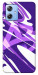 Чехол Purple Abstract для Motorola Moto G84